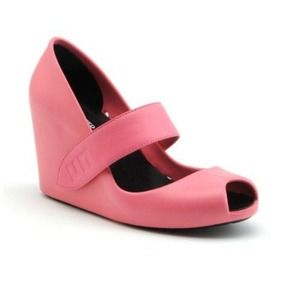 United Nude Mono Jane Wedges in Pink New Without Tags Barbie Pink Lightweight